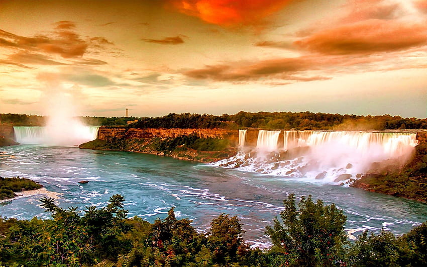 Niagara Falls is approximately 130 km southwest of HD wallpaper | Pxfuel