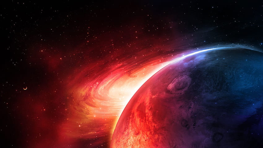 Red Space - Red Space Background - & Background, DBZ Space HD wallpaper |  Pxfuel