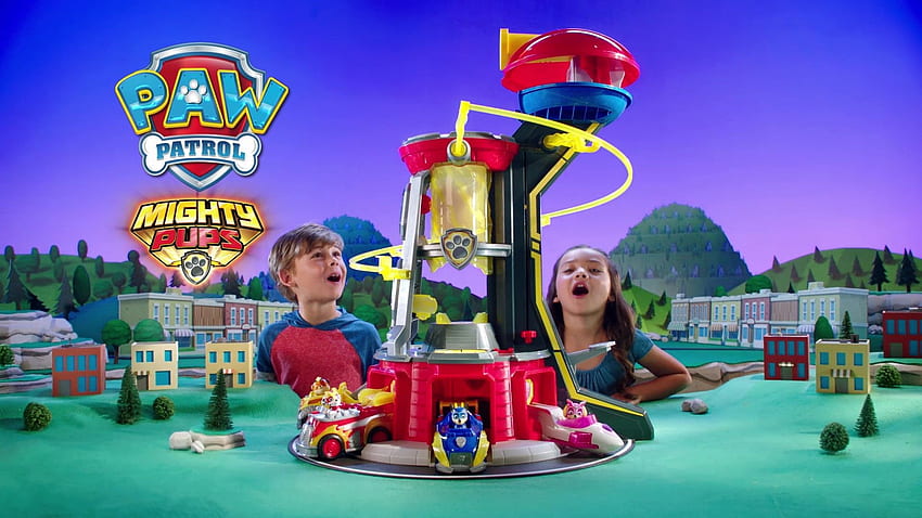 Paw Patrol Mighty Pups Mighty Lookout Tower Multicolor 6053407 HD wallpaper