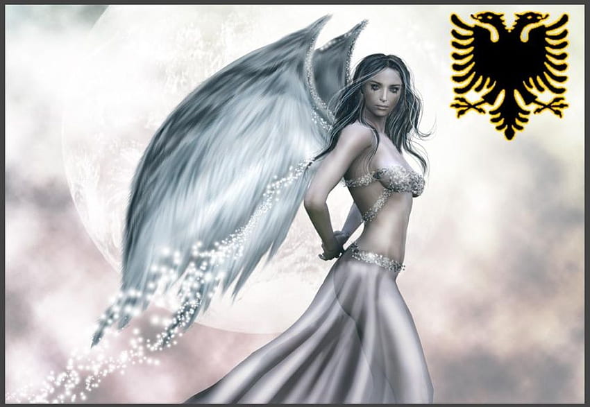 albanische Engel HD-Hintergrundbild