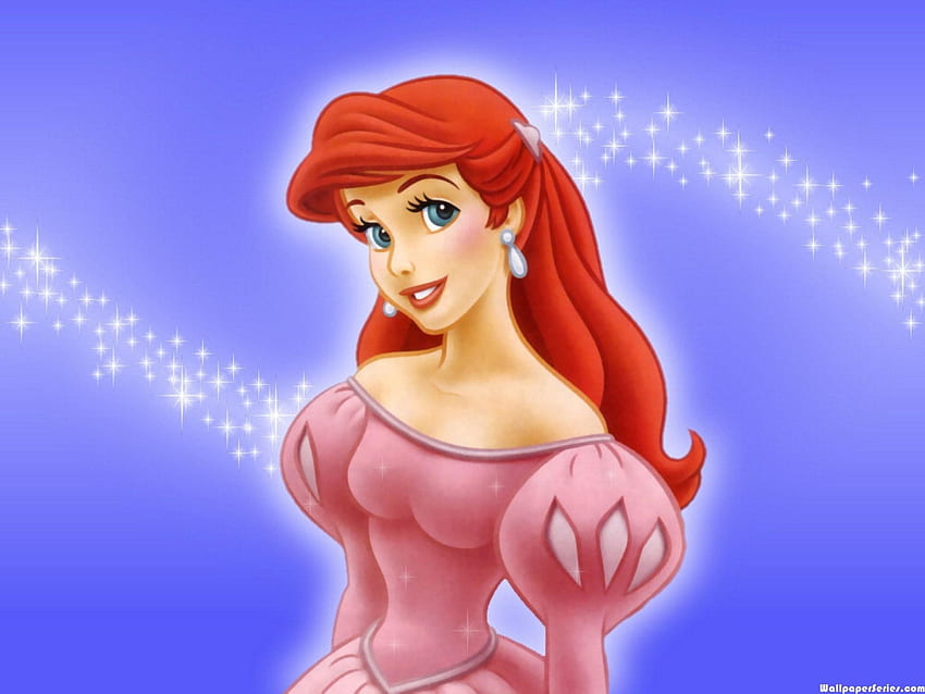 Disney Princess Ariel Pink Dress New HD wallpaper