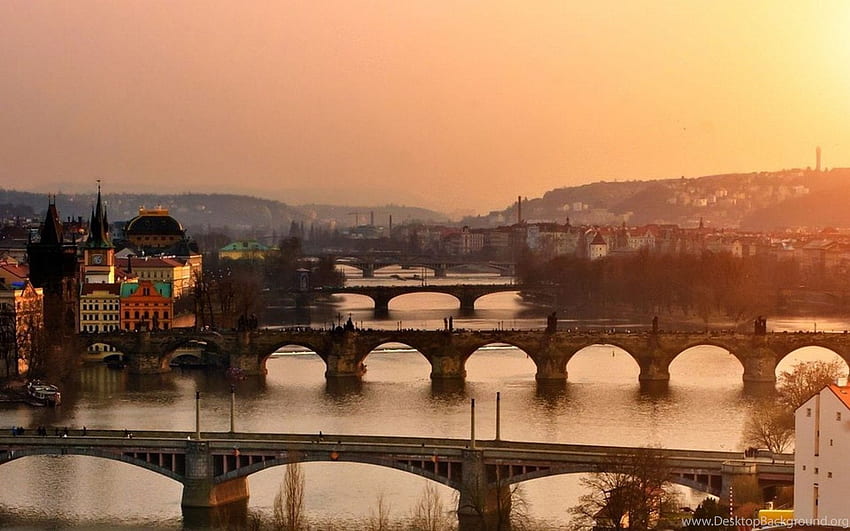 Prag, Tschechische Republik, Brücke HD-Hintergrundbild