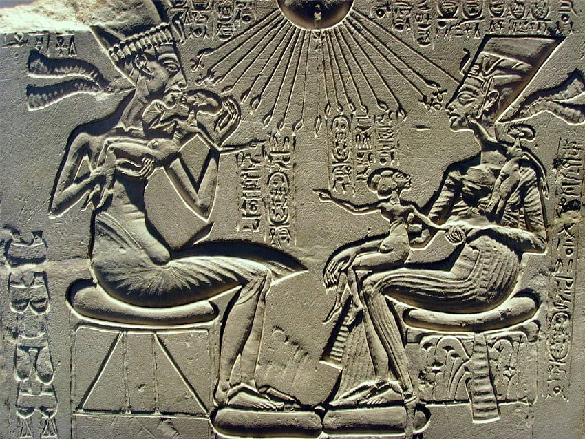 エジプトの象形文字、エジプト文字 高画質の壁紙