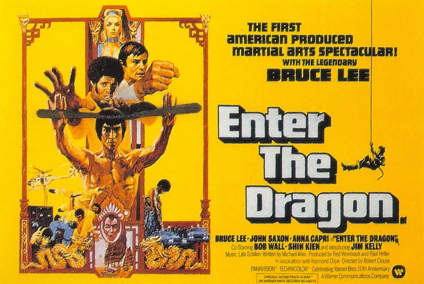 My Favorite Postcards: Enter the Dragon staring Bruce Lee HD wallpaper