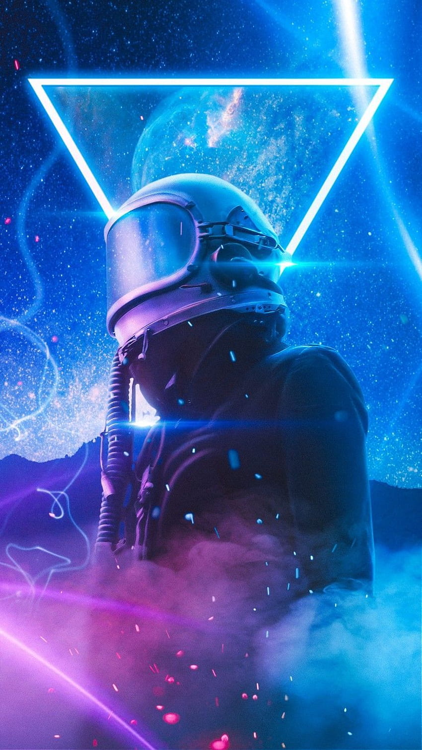 astronaute. Illustration en 2019. Astronautes dans l'espace, Neon Planet Aesthetic Fond d'écran de téléphone HD