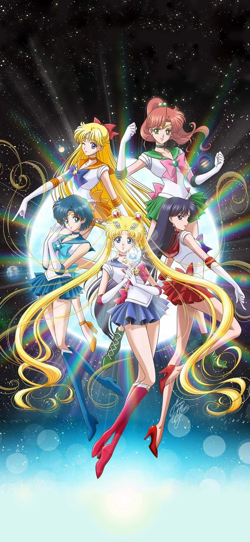 android sailormoon. Sailor moon , Sailor moon cat, Sailor moon girls, Sailor Moon Crystal Anime wallpaper ponsel HD