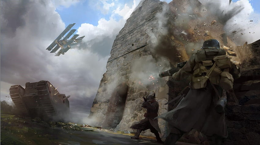 Battlefield 1 Concept Art, Dieselpunk HD wallpaper