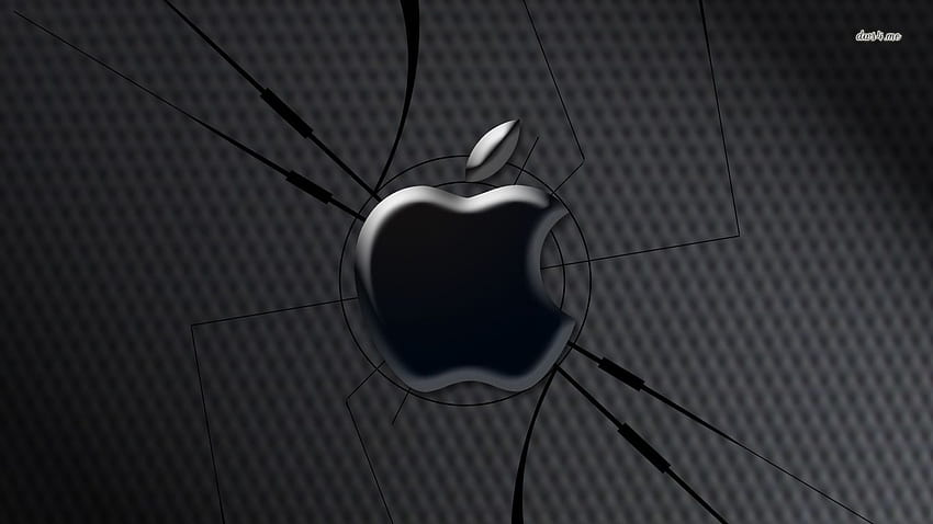 Kırık Cam Apple Logosu - Apple Kırık Cam - ve Arka Plan HD duvar kağıdı
