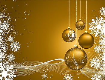 Christmas gold and white HD wallpapers | Pxfuel