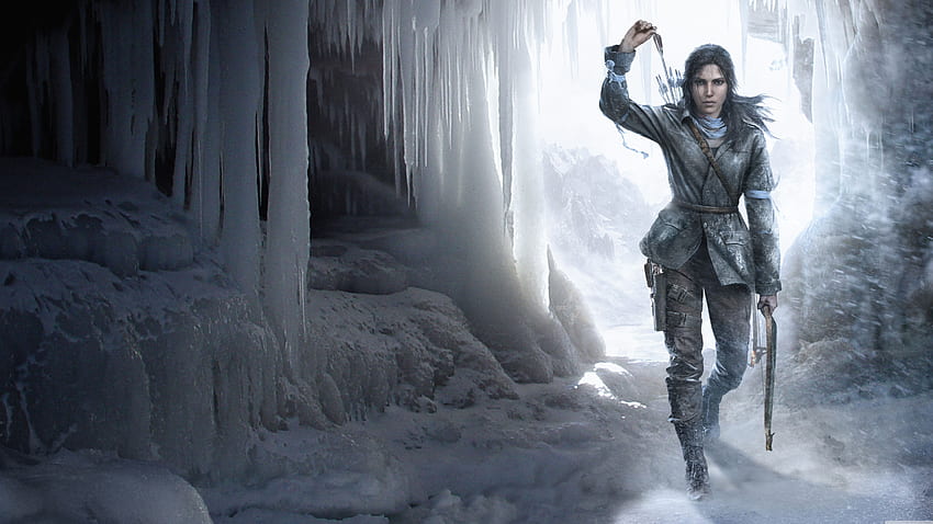 Rise Of The Tomb Raider Cueva de hielo ❤ para fondo de pantalla