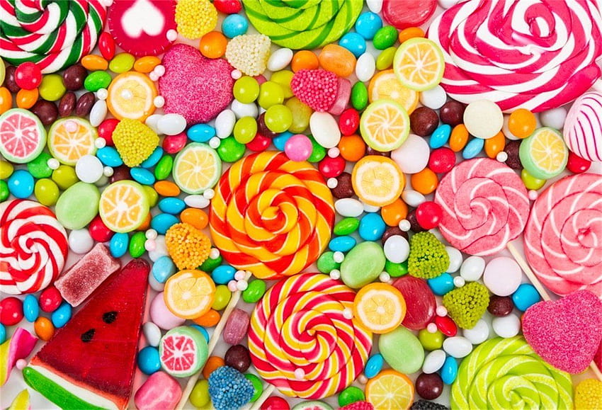 Amazoncom AOFOTO ft Candy Lolly Bonbon Background Cartoon [] for your , Mobile & Tablet. Explore Candy Background. Candy , Candy Background, Candy Cane Background HD wallpaper