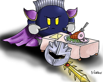 Kirbys 30th Anniversary Meta Knight Version 2 Wallpaper  Cat with Monocle
