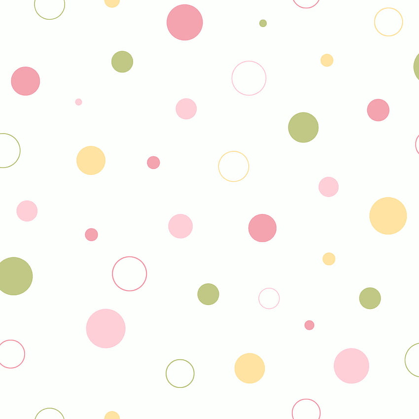 Polka Dot Strippable Baby & Kids You'll Love in 2021, Pastell Polka Dots HD-Handy-Hintergrundbild