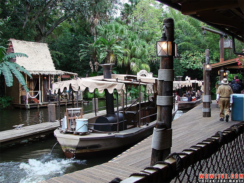 Slow Moving Walt Disney World Rides- Jungle Cruise- Magic HD wallpaper
