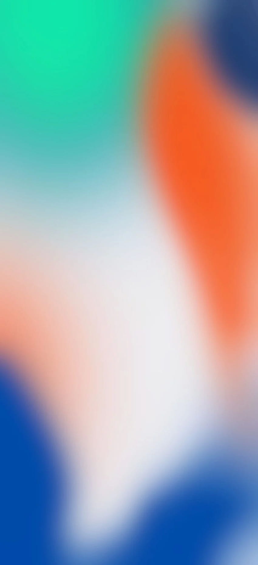 iOS 11, iPhone X, orange, grün, blau, Stock, abstrakt, Apfel, sauber, Schönheit, Farbe,. iOS 11, iPhone iOS 11, iPhone iOS HD-Handy-Hintergrundbild