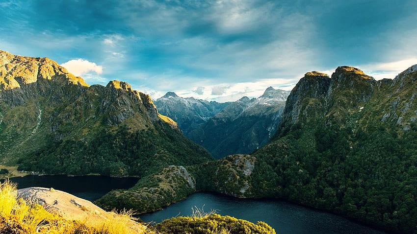 Fiordland, Mountains, New Zealand, Nature, New Zeland Nature HD wallpaper