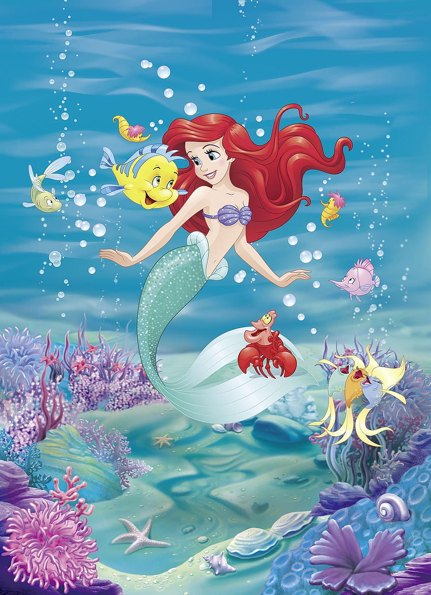 Papel Ariel Disney Sirena fondo de pantalla del teléfono