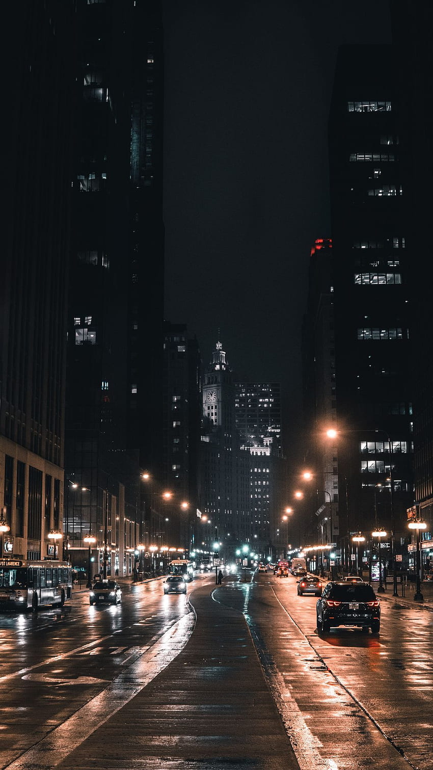 rascacielos, ciudad, cielo, capital, horizonte. Ciudad, Ciudad de noche, Ciudad estética fondo de pantalla del teléfono