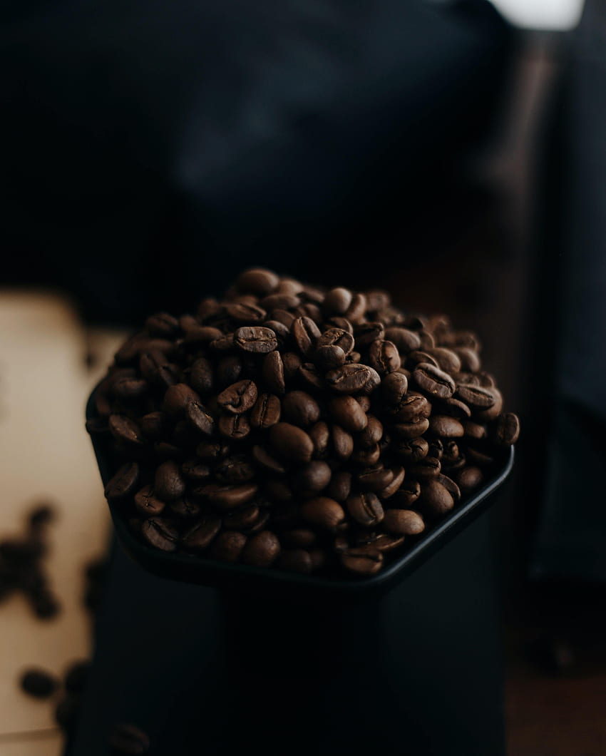 Food, Coffee, Close-Up, Grains, Coffee Beans, Grain HD phone wallpaper