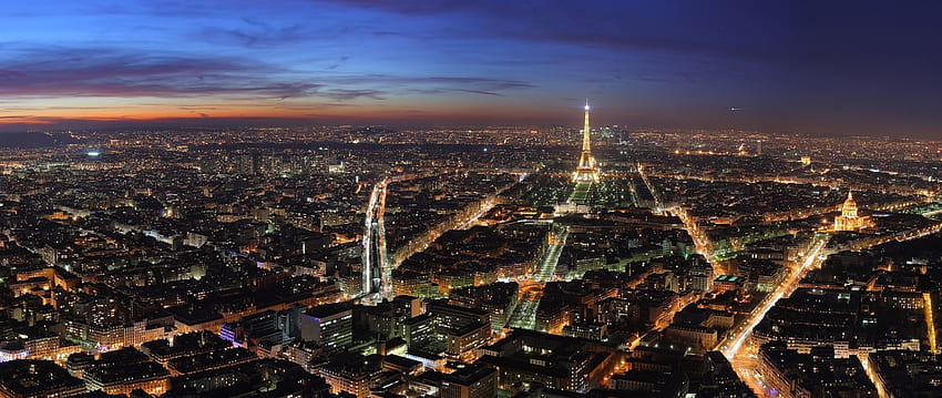 Eye catching Paris At Night Ultra Wide TV -, Resolusi Ultra Tinggi Paris Wallpaper HD