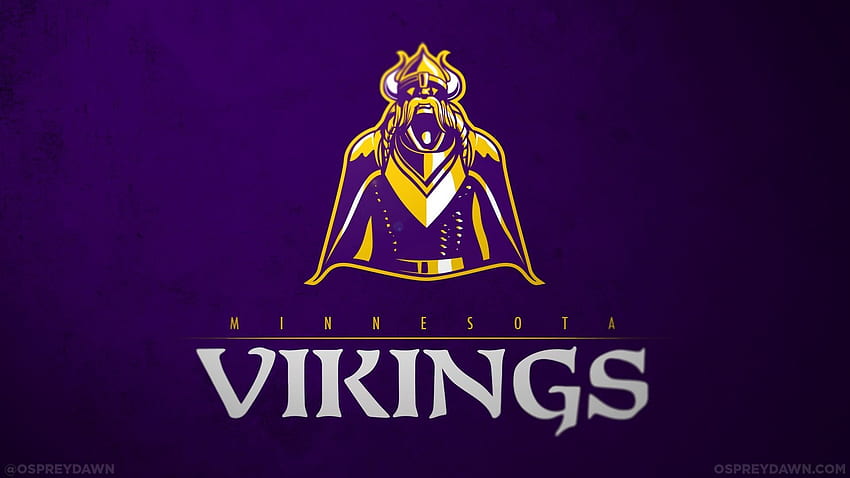 Minnesota Vikings NFL 85795, logo Minnesota Vikings Tapeta HD