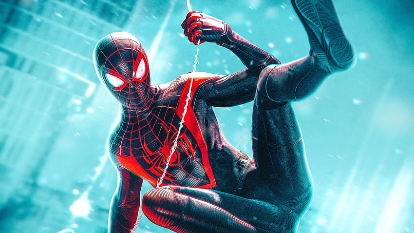 Spider Man Miles Morales Computer HD wallpaper