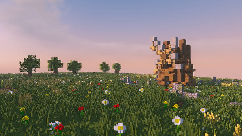 My Rendition Of The Plains Biome : R Minecraft HD wallpaper