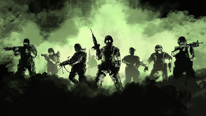 Militär und Hintergrund, vollständige militärische Schlacht HD-Hintergrundbild