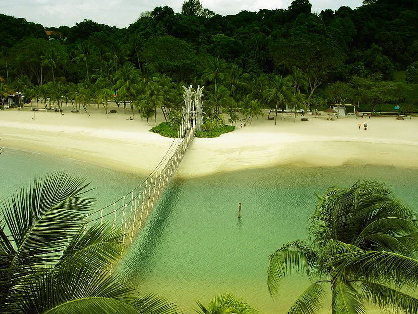 pulau sentosa singapura, keren, pulau singapura-sentosa Wallpaper HD