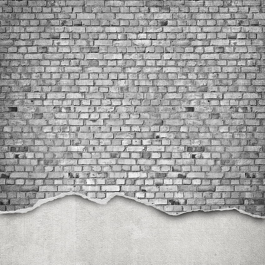 Mur de briques bien usé, blanc. R12224, Brique noire et blanche Fond d'écran de téléphone HD