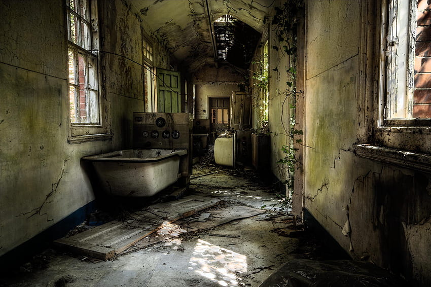 Abandoned Places, Abandoned Hospital HD wallpaper