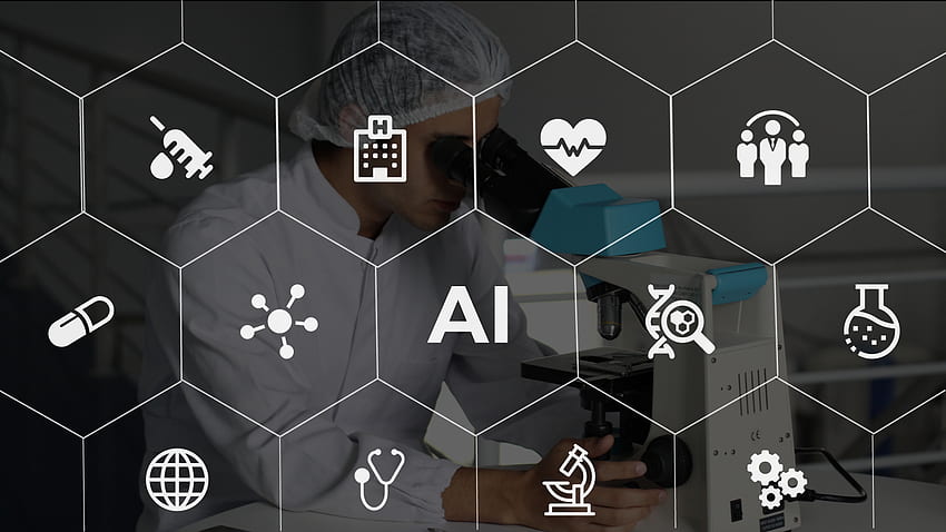 AI 및 IoT로 의료 서비스를 혁신합니다. 의료 기술 HD 월페이퍼