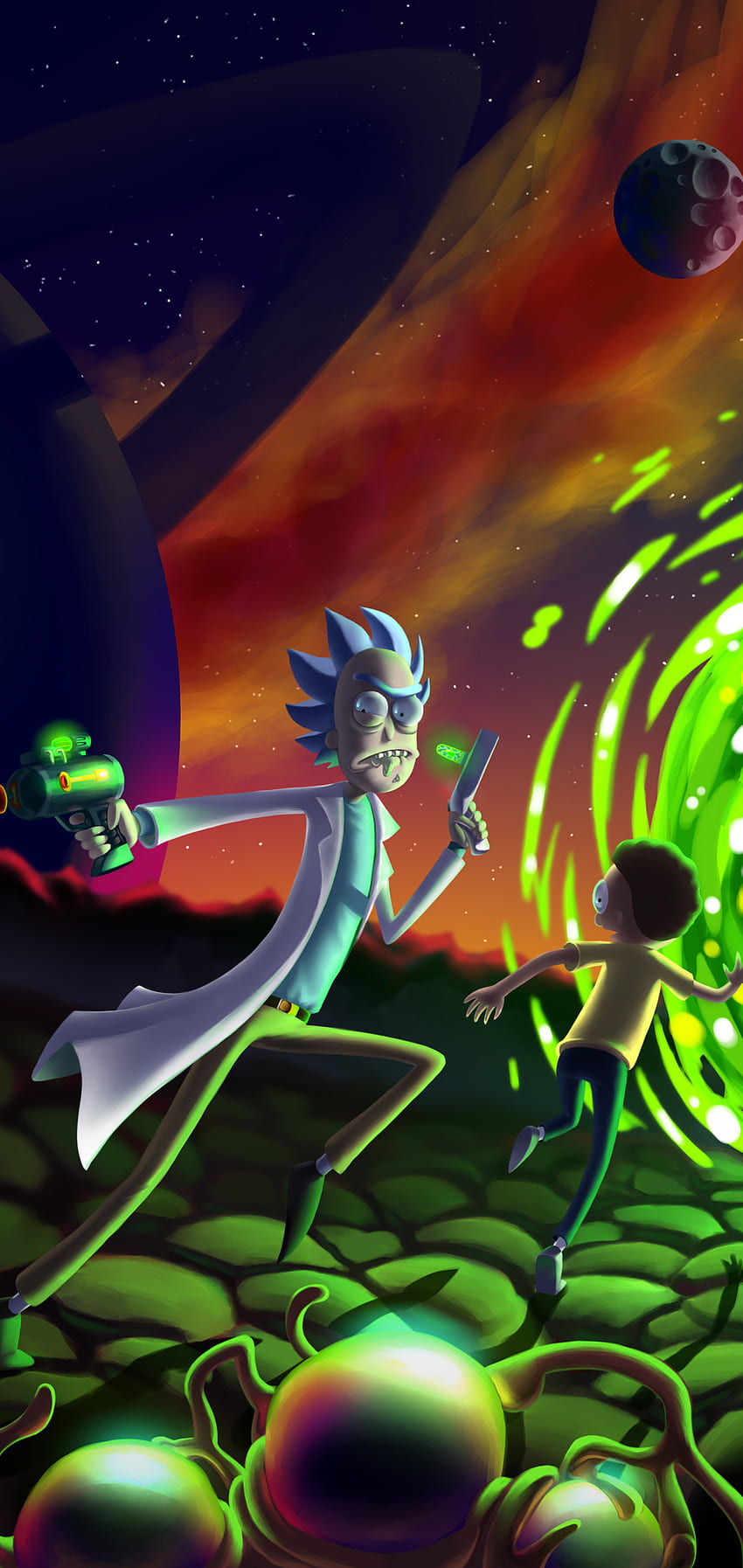 Rick and Morty Desktop Wallpaper Background Things : r/rickandmorty