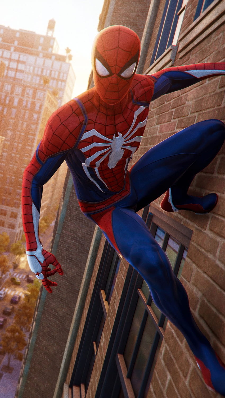 Spiderman PS4 Spider Man ปีนตึก Ultra , Spider-Man Vertical วอลล์เปเปอร์โทรศัพท์ HD