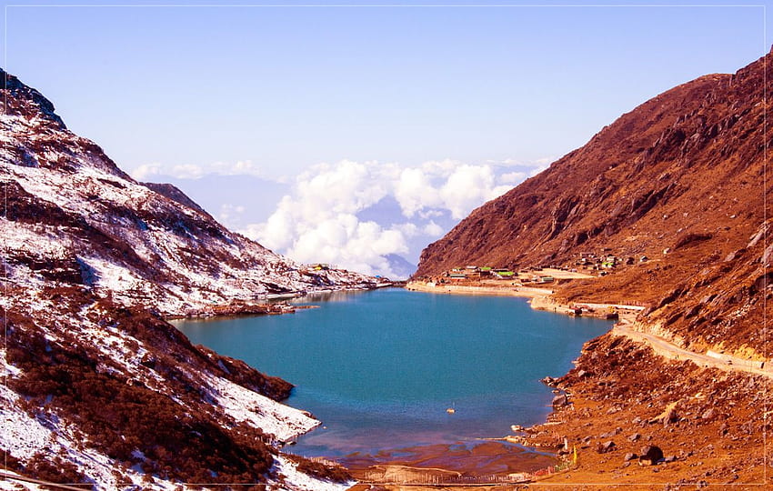 Lago Tsomgo Sikkim fondo de pantalla
