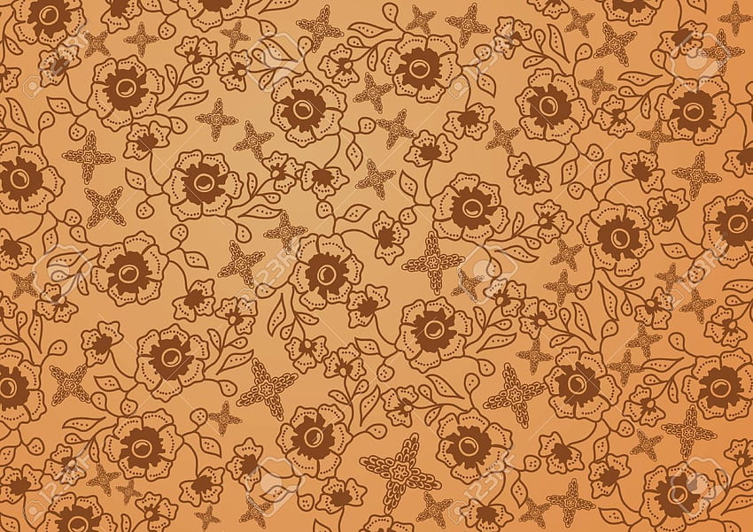 Colorful Wallpaper With Paisley And Decorative Plants Vector Indonesian  Floral Batik Vector Decorative Indian Background Stylized Flowers And  Shapes On The Dark Backdrop Design For Fabric Royalty Free SVG Cliparts  Vectors And