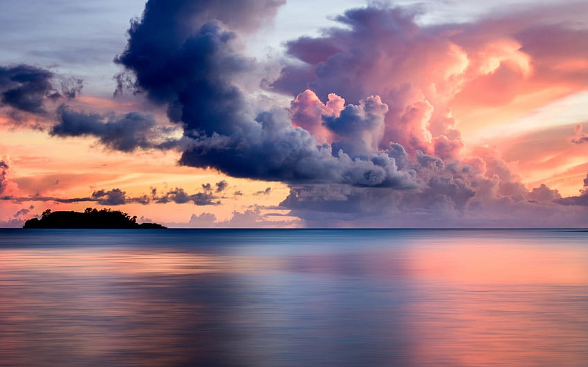 Sunset Clouds Guam for Wide Ultra [] for your , Mobile & Tablet. Explore Sunset. Sunset Background, Sunset , Sunset Background, Aesthetic Sunset Clouds HD wallpaper