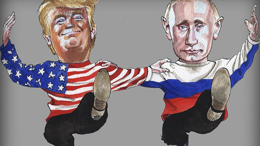 VLADIMIR PUTIN Präsident Russland russischer Mann Männer Donald Trump HD-Hintergrundbild
