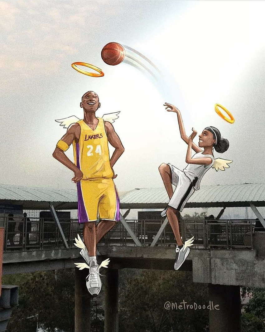 KOBE & GIGI BRYANT 2020'de. Kobe bryant , Lakers kobe HD telefon duvar kağıdı