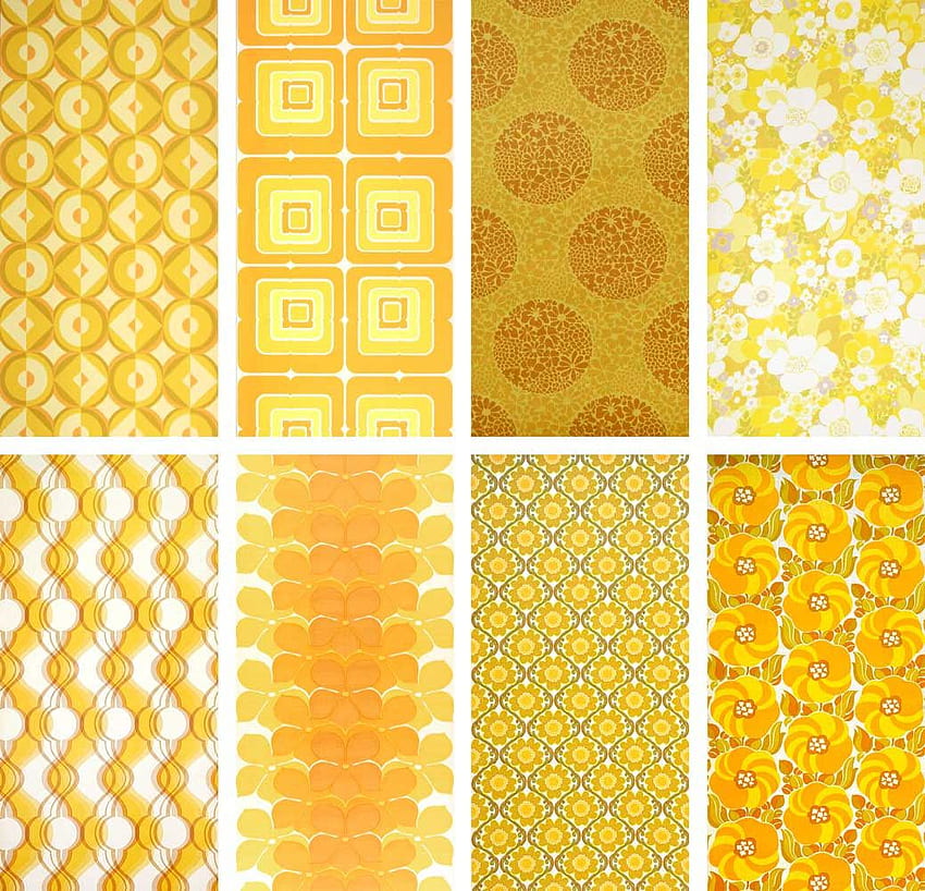 70s - metre / vintage yellow 1, Retro Yellow HD wallpaper