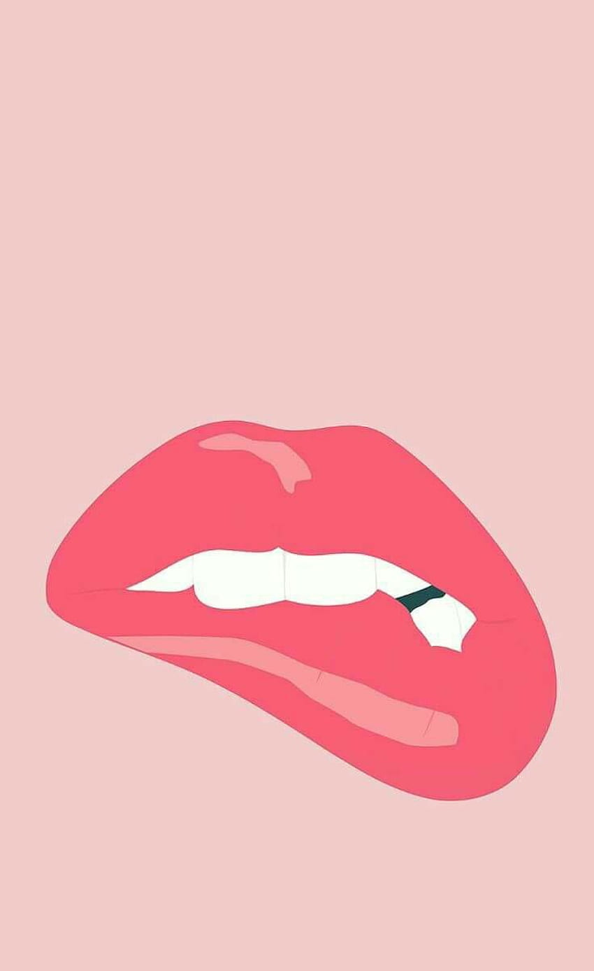 Lip . Lip , iPhone hipster, Tumblr iphone, Cute Lips HD phone wallpaper