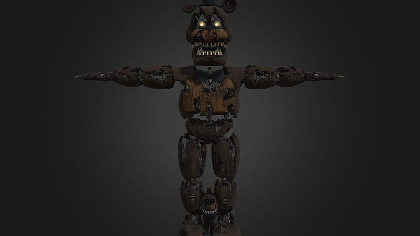 Nightmare Fredbear  Five Nights at Freddy's 4 - 3D model by juztandy  (@juztandyyy) [7bdb511]