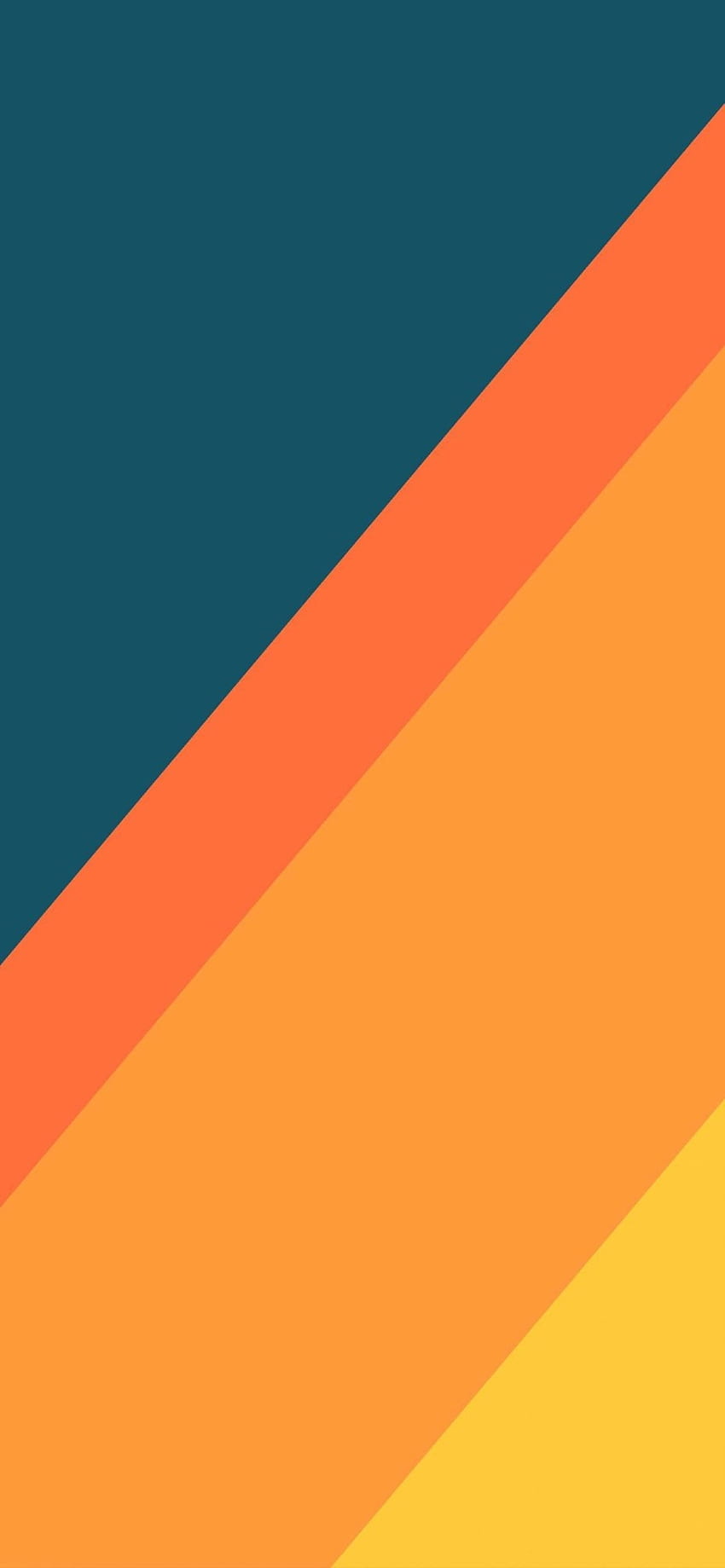 Orange und blaues abstraktes unbedeutendes Telefon, orange minimal HD-Handy-Hintergrundbild