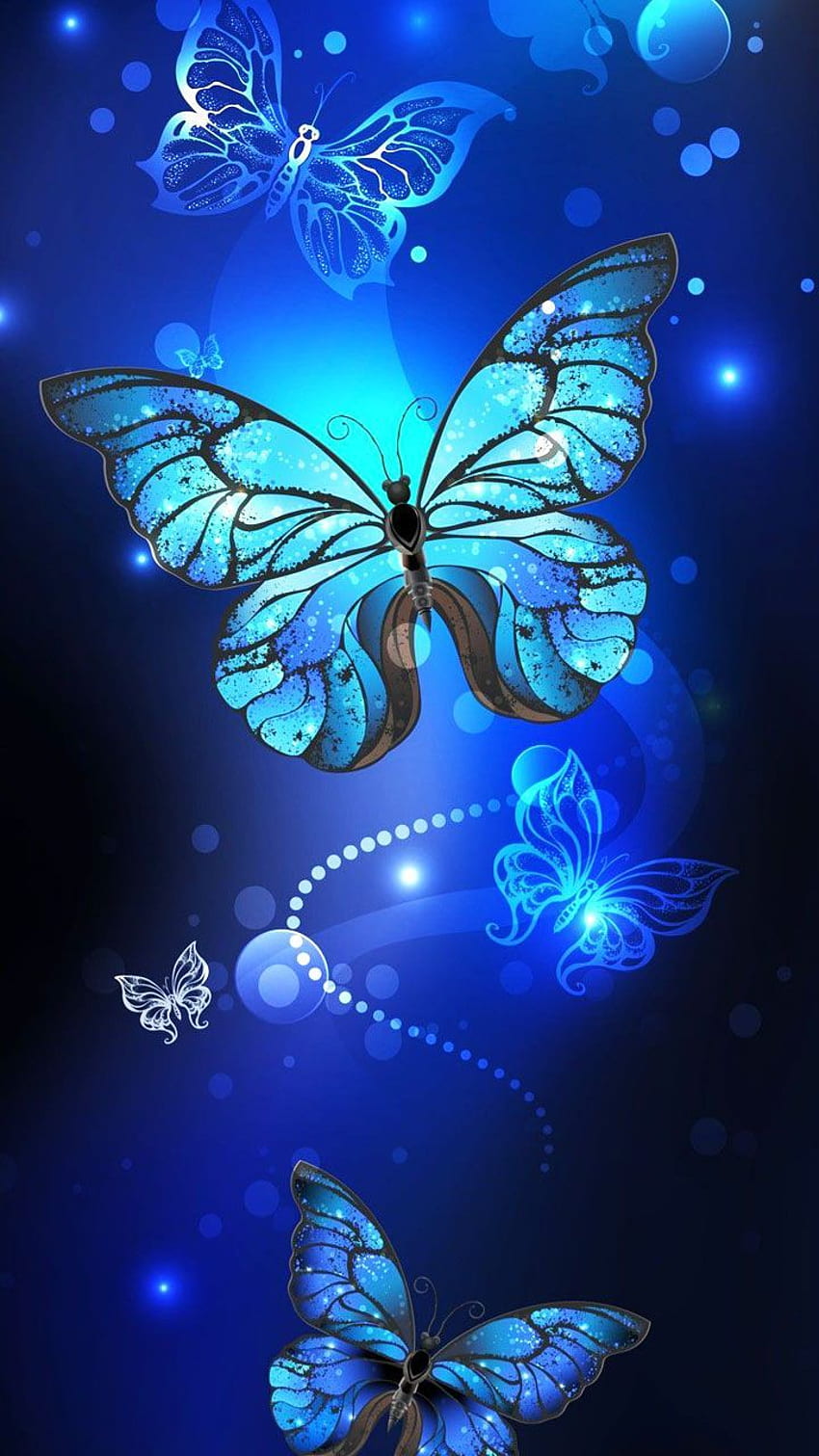Neon Gece Kelebek Teması. Kelebek iphone, Mavi kelebek , Kelebek, Ay Kelebek HD telefon duvar kağıdı