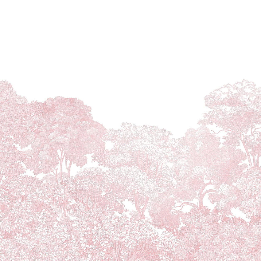 Bellewood Dusty Pink Forest Mural (SqM) - Jass London LTD Enregistré en Angleterre et au Pays de Galles. Numéro d'enregistrement 07896273 Fond d'écran HD