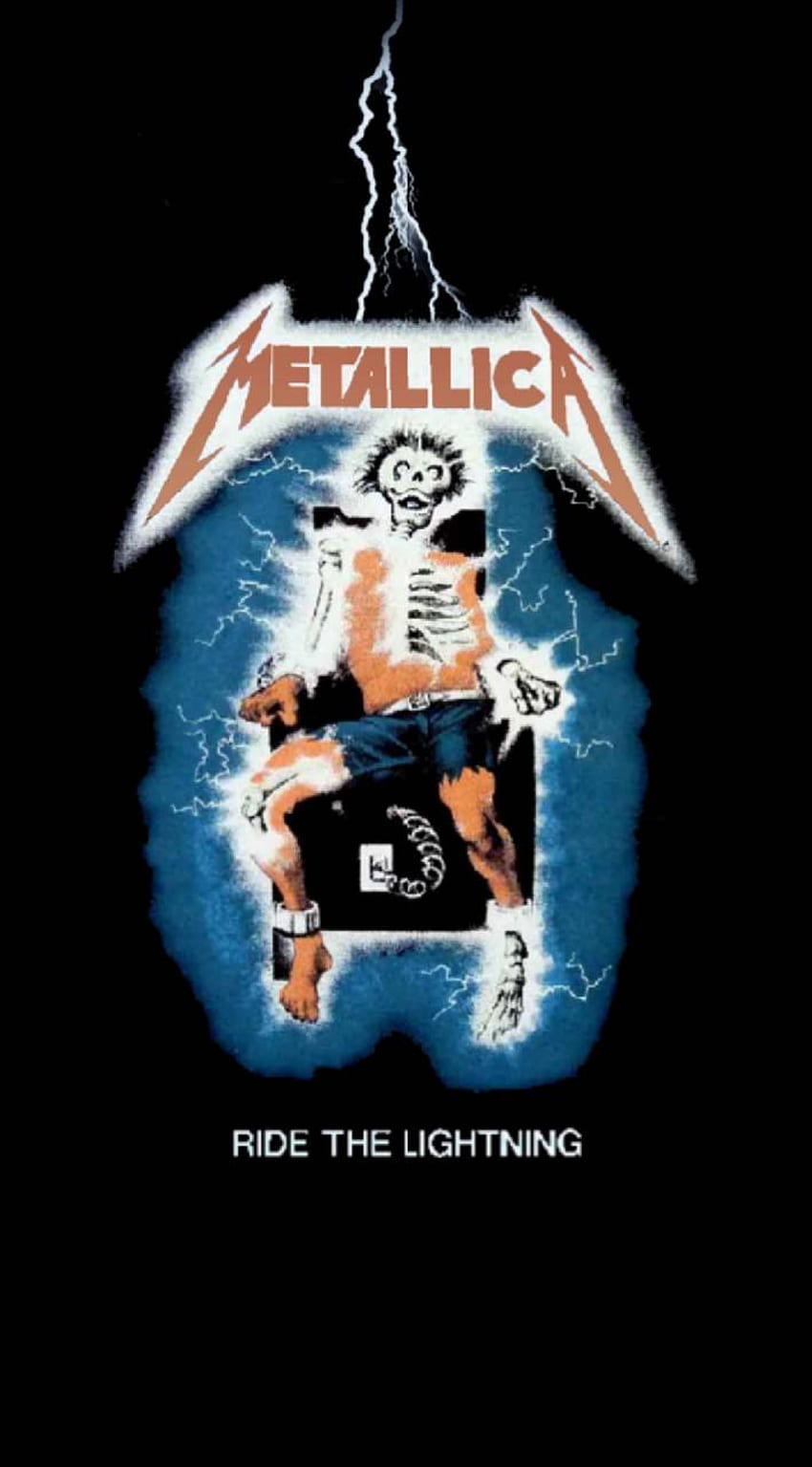 Metallica, monta el relámpago fondo de pantalla del teléfono