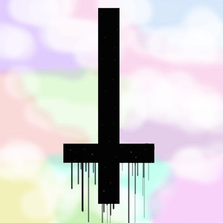 Goth , Pastel goth background, Background tumblr pastel, Pastel Cross HD phone wallpaper