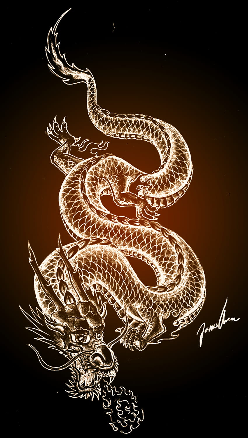 Designs chinese dragon tattoo HD wallpapers | Pxfuel