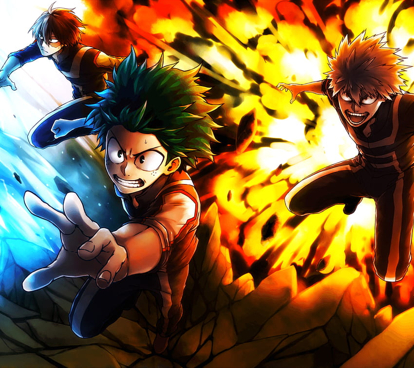 Todoroki And Deku iPhone, Deku Vs Todoroki HD wallpaper | Pxfuel