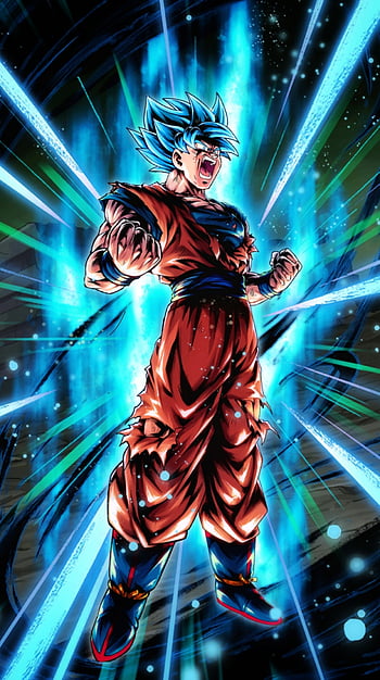 Poster Son Goku Ssj Blue Fase 2 Versus Jiren - Goku Ssj Blue Ki, HD Png  Download - 517x810 (#1392672) - PinPng